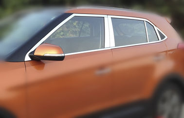 China Hyundai ix25 2014 Car Window Trim , Customized Stainless Steel Trim Stripe supplier