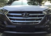 Hyundai New Tucson 2016 2017 Front Grille Molding Cover 3D Carbon Fiber / Chrome