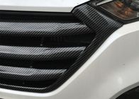 Hyundai New Tucson 2016 2017 Front Grille Molding Cover 3D Carbon Fiber / Chrome